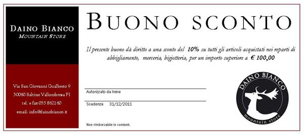 Clicca per stampare il buono sconto