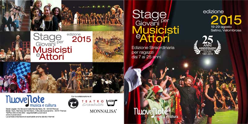 Stage per giovani Musicisti e Attori
